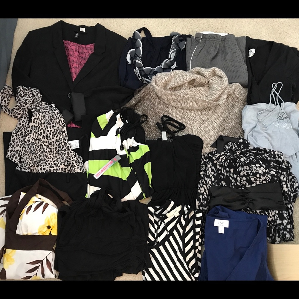 14 Piece Womens clothing bundle. Size small bundle